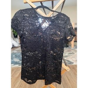 Black Lace Top